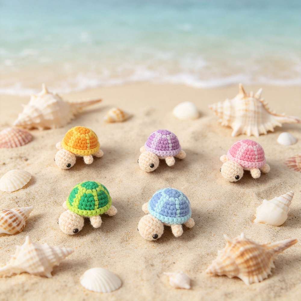 Free Mini Crochet Turtle Pattern