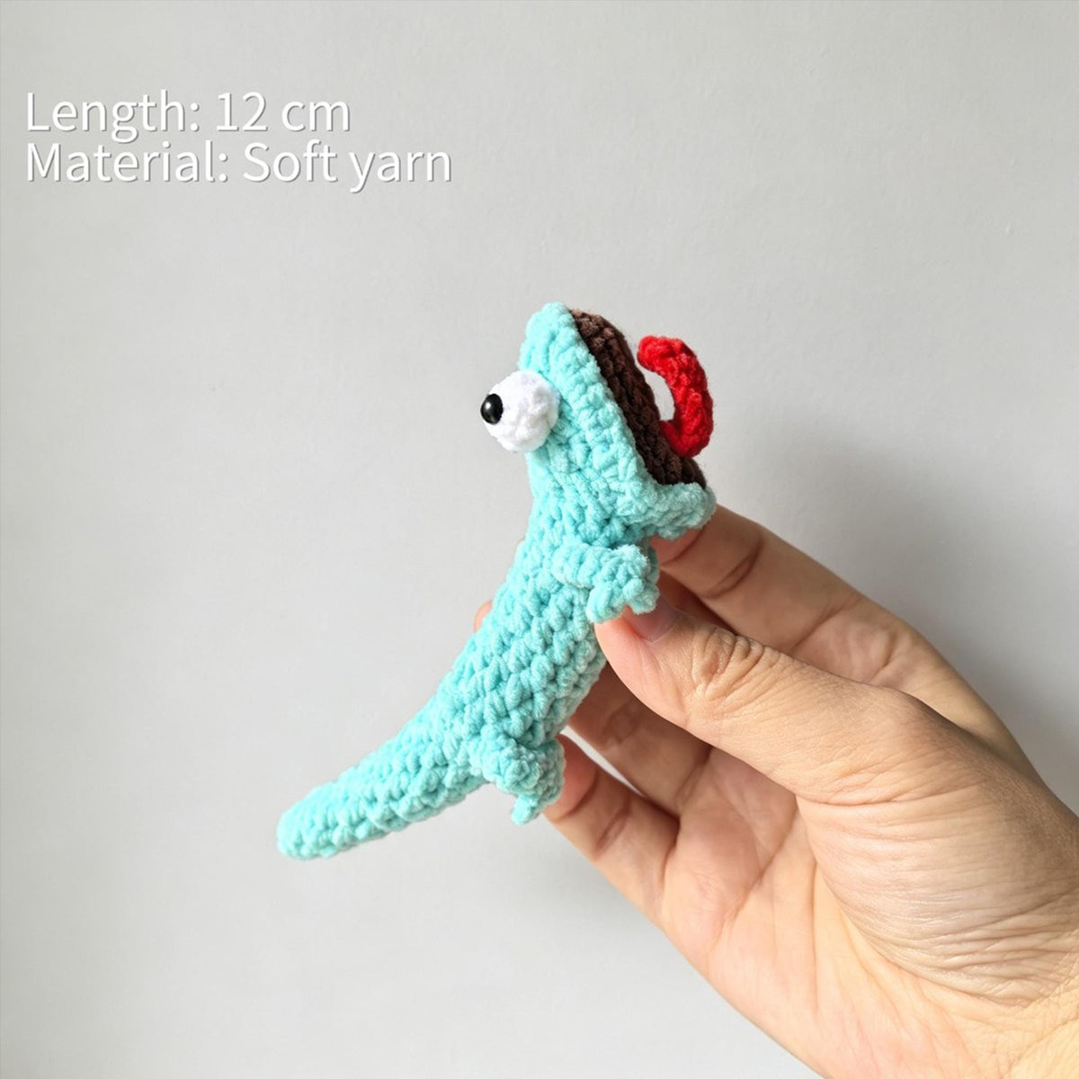 Crochet Mini Lizard Keychain | Handmade Amigurumi Animal Toy | Crocodile Doll | Funny Gift | Bag Charm