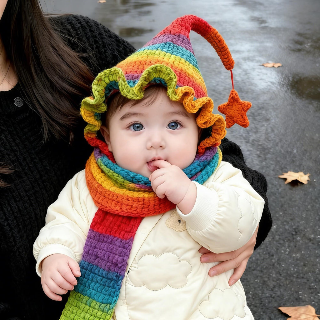 Handmade Crochet Elf Hat with Star | Custom Size