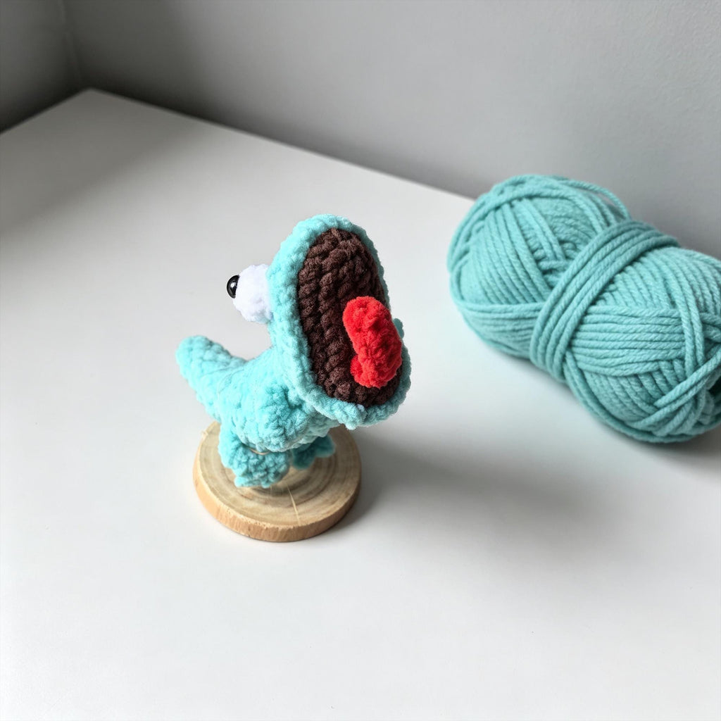 Crochet Mini Lizard Keychain | Handmade Amigurumi Animal Toy | Crocodile Doll | Funny Gift | Bag Charm
