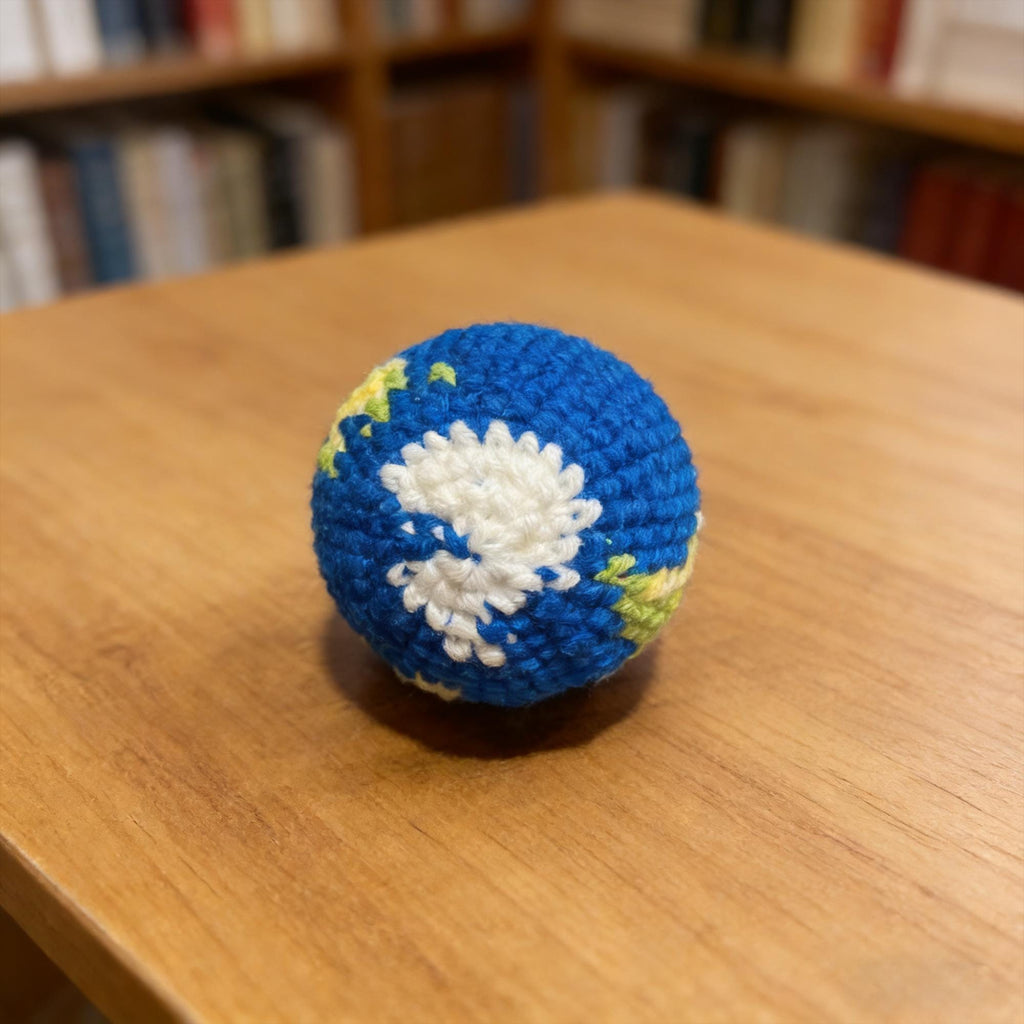 Crochet Earth Plush | Handmade Amigurumi Globe | Educational Toy