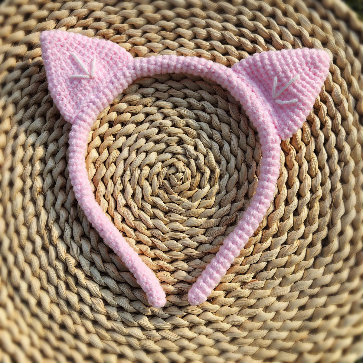 Crochet Kawaii Headband, Handmade Animal Hairband
