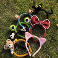 Crochet Kawaii Headband, Handmade Animal Hairband