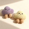 Handmade Crochet Cloud Plush |  Cloud Bag Charm | Amigurumi Desk Decor | Gift