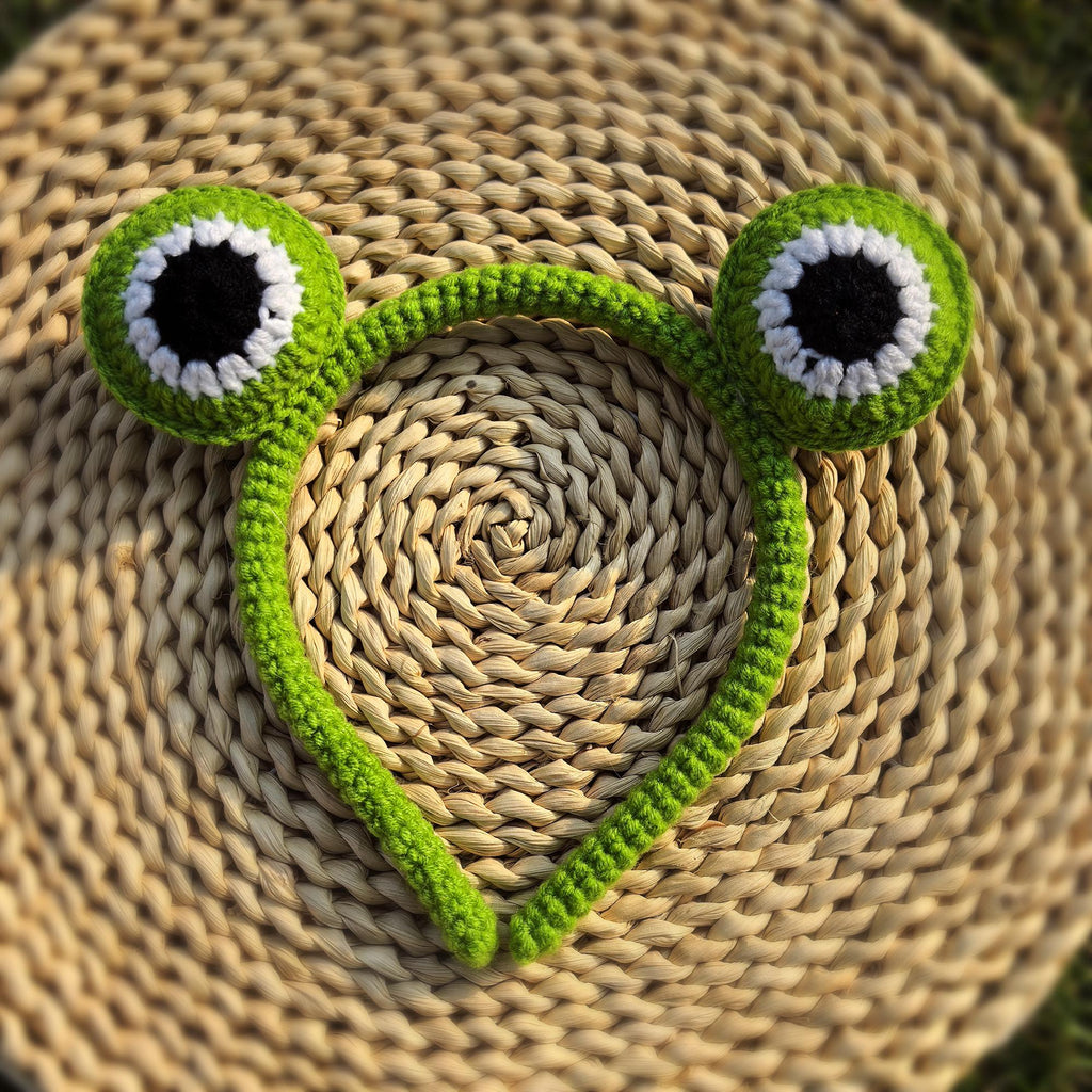 Crochet Kawaii Headband, Handmade Animal Hairband