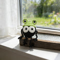 Handmade Black Round Crochet Plushies