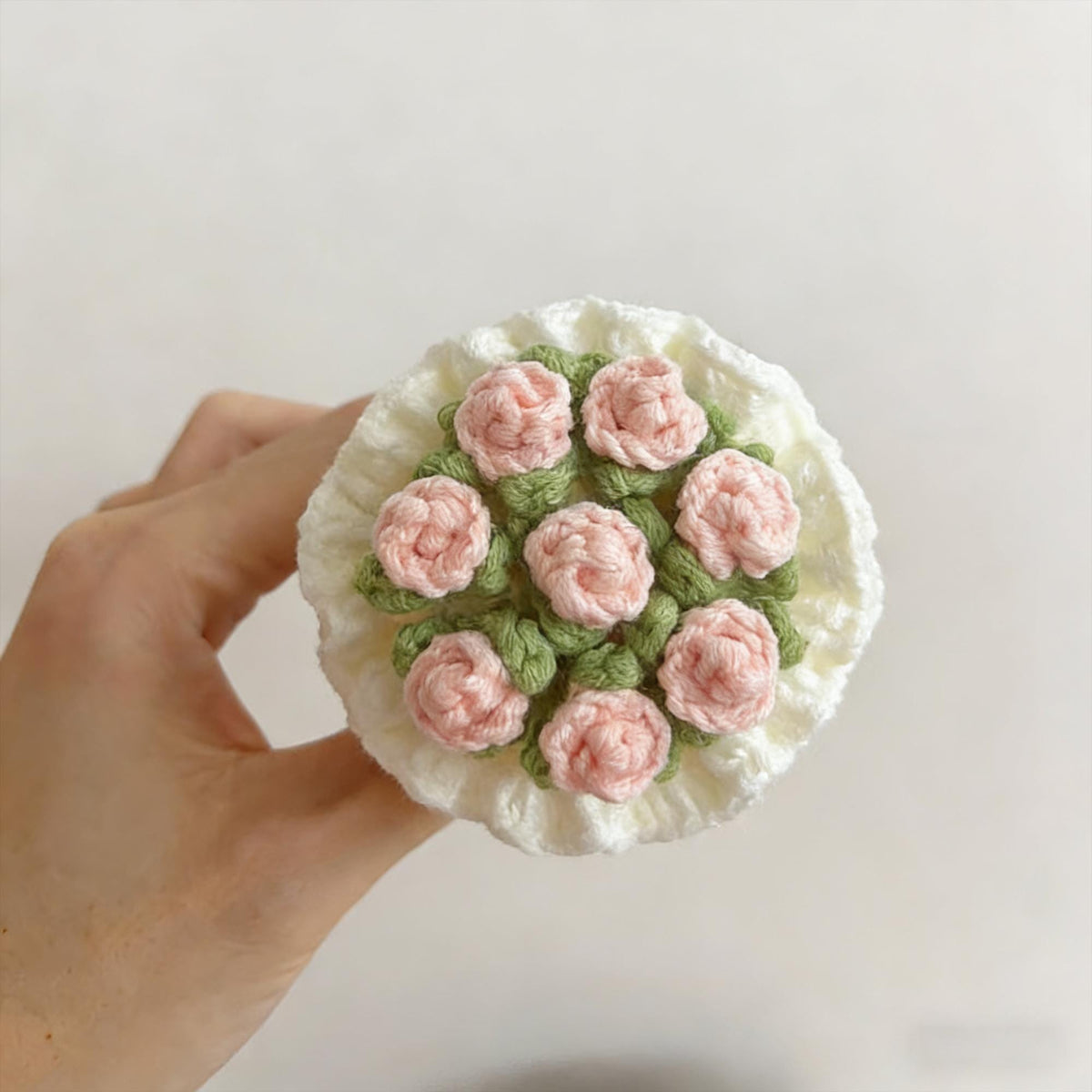Crochet Flower Ring Box, Handmade Floral Ring Holder, Engagement, Proposal, Valentine Gift
