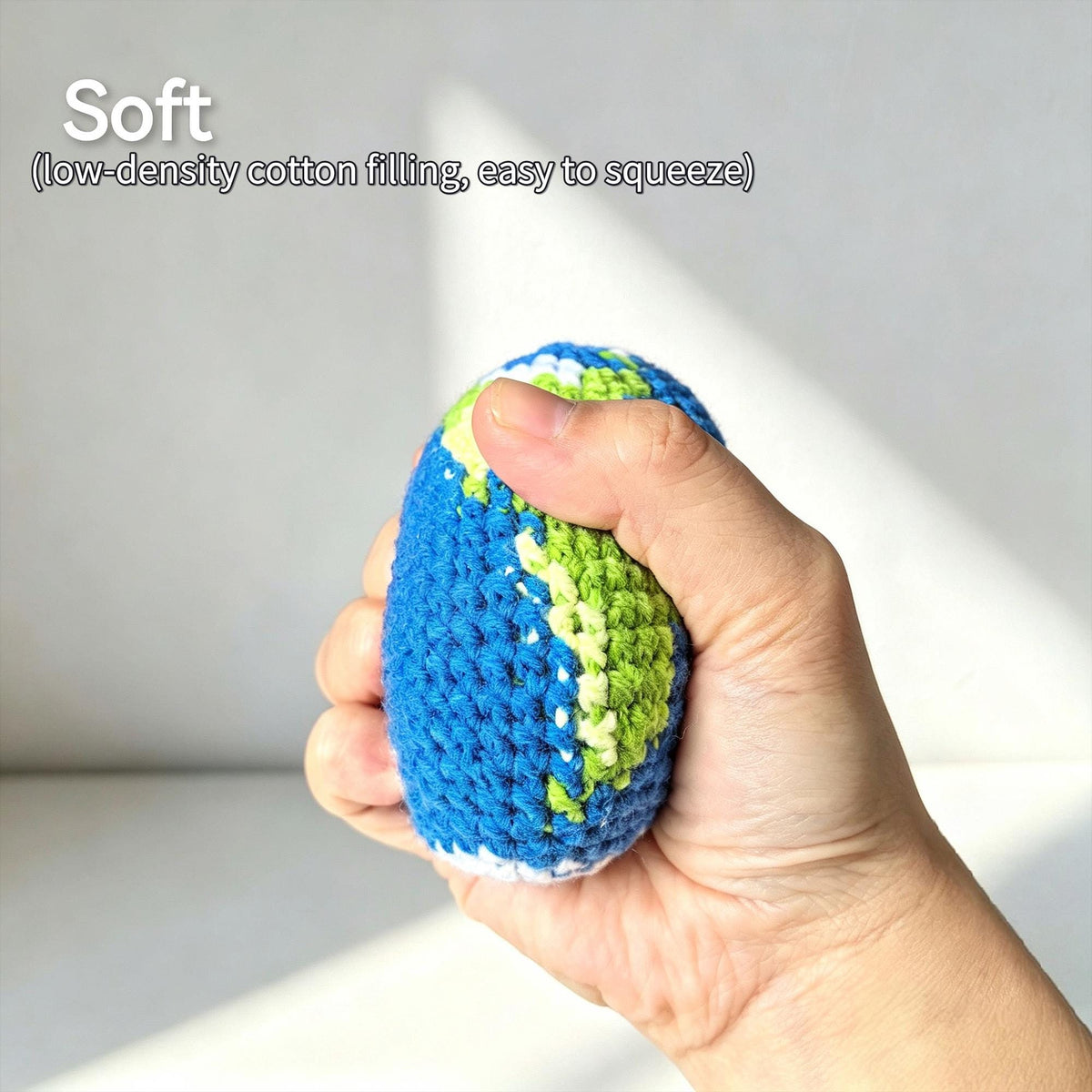 Crochet Earth Plush | Handmade Amigurumi Globe | Educational Toy