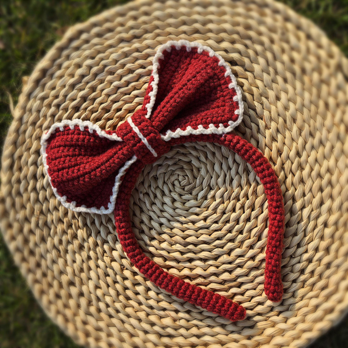 Crochet Kawaii Headband, Handmade Animal Hairband