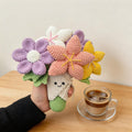 Crochet Flower Bouquet, Handmade Amigurumi Flowers, Desk Decor, Flower Gift for Her