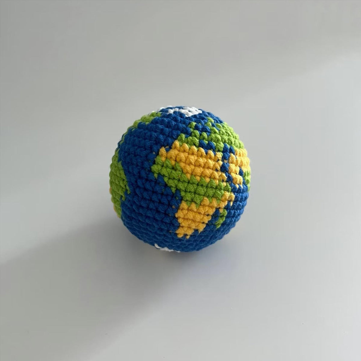 Crochet Earth Plush | Handmade Amigurumi Globe | Educational Toy