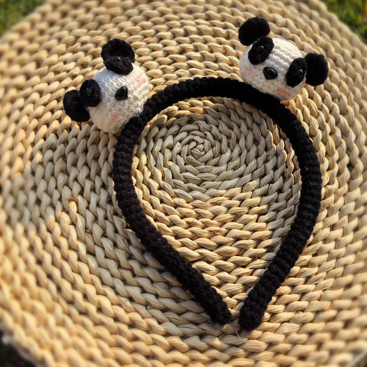 Crochet Kawaii Headband, Handmade Animal Hairband