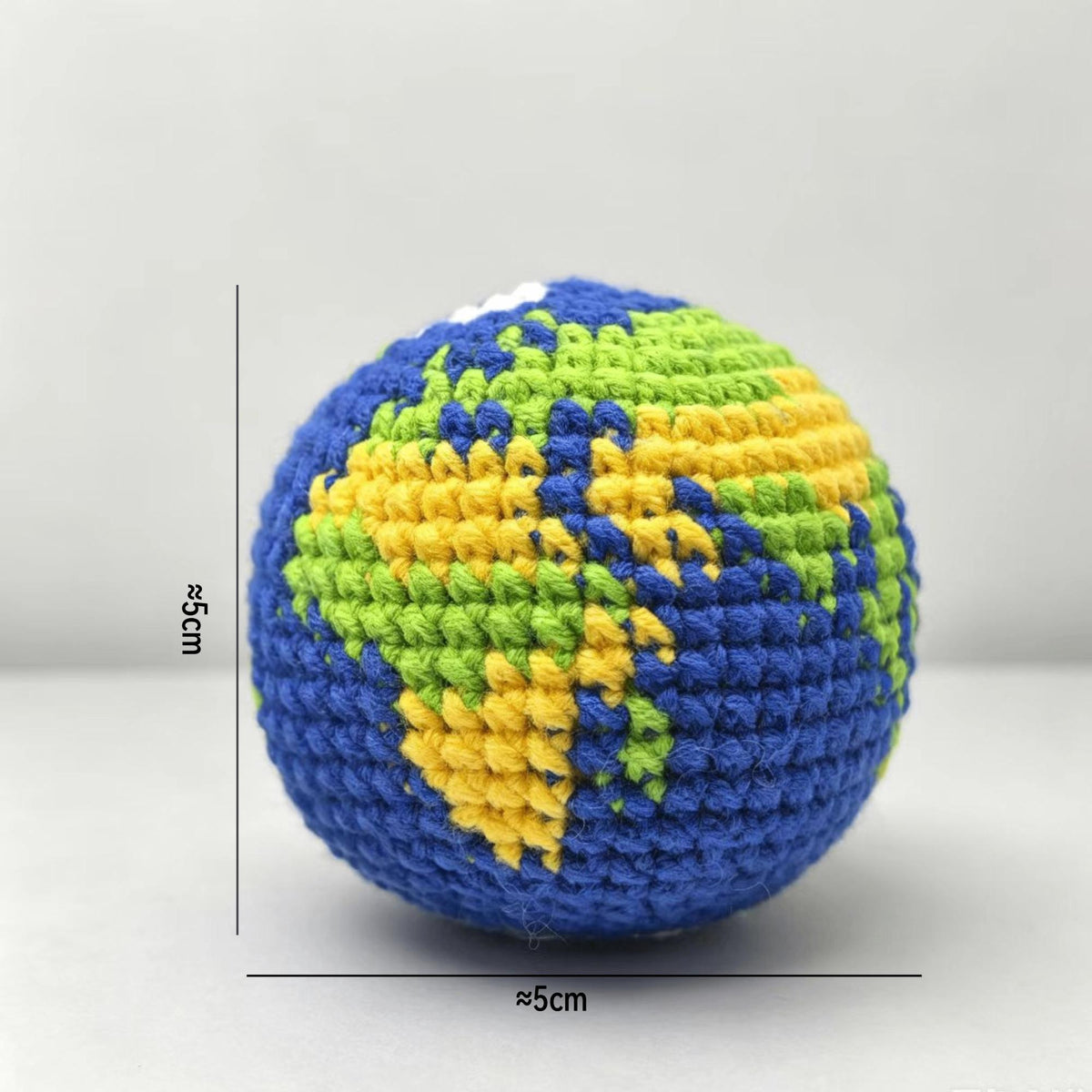 Crochet Earth Plush | Handmade Amigurumi Globe | Educational Toy