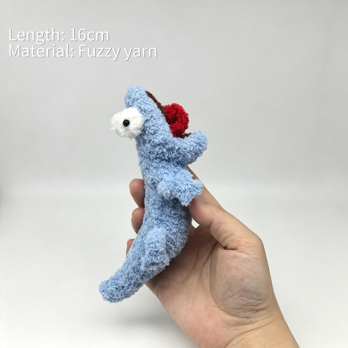 Crochet Mini Lizard Keychain | Handmade Amigurumi Animal Toy | Crocodile Doll | Funny Gift | Bag Charm